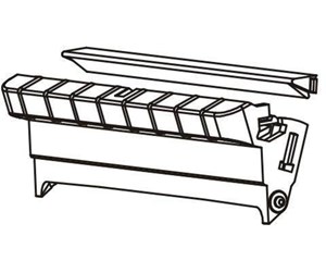 Printertilbehør - Zebra - front bezel dispenser - P1027135-044