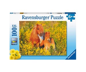 Puslespill - Ravensburger Shetland Pony XXL 100pcs - 10113283