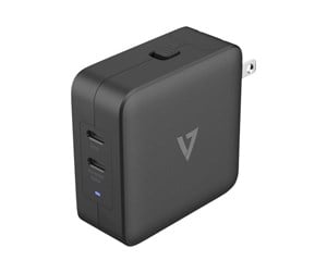 Mobil - Adaptere og ladere - V7 power adapter - USB-C - ACUSBC65WGAN