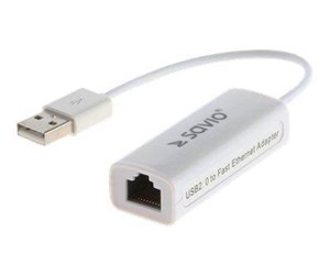 Nettverksadapter - Savio CL-24 - network adapter - USB 2.0 - 10/100 Ethernet x 1 - CL-24