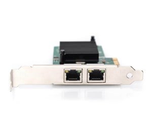 Nettverksadapter - DIGITUS 2-Port Gigabit Ethernet PCI Express Card - DN-10132