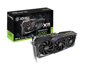 Grafikkort - Inno3D GeForce RTX 4090 iCHILL X3 - 24GB GDDR6X RAM - Grafikkort - C40903-246XX-1833VA47