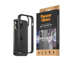 Mobil - Deksel og etui - PanzerGlass ClearCase Apple iPhone 14 Pro | Black - PANZER0406