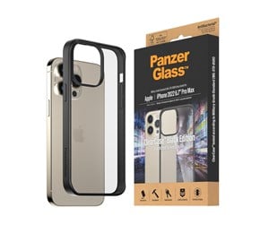 Mobil - Deksel og etui - PanzerGlass ClearCase Apple iPhone 14 Pro Max | Black - PANZER0408