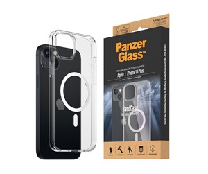 Mobil - Deksel og etui - PanzerGlass HardCase MagSafe Compatible Apple iPhone 14 Plus | Clear - PANZER0411