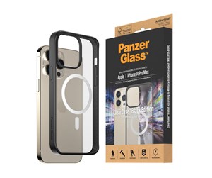 Mobil - Deksel og etui - PanzerGlass ClearCase MagSafe Compatible Apple iPhone 14 Pro Max | Black - PANZER0416