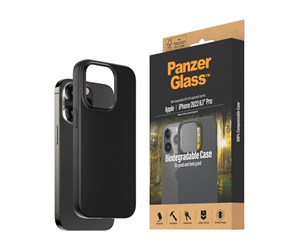 Mobil - Deksel og etui - PanzerGlass Biodegradable Case Apple iPhone 14 Pro | Black - PANZER0418