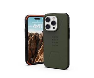 Mobil - Deksel og etui - UAG Civilian MagSafe - olive - iPhone 14 Pro - 114038117272