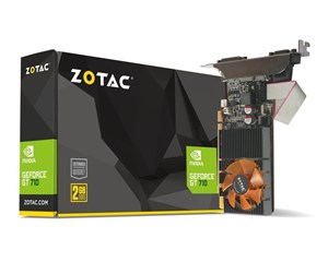 Grafikkort - ZOTAC GeForce GT 710 Low Profile - 2GB GDDR3 RAM - Grafikkort - ZT-71310-10L