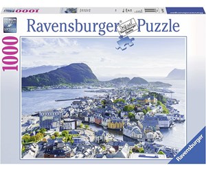 Puslespill - Ravensburger Ålesund In Norway 1000pcs - 10219844