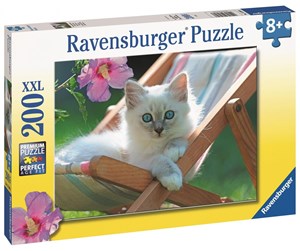 Puslespill - Ravensburger Deckchair Kitten 200pcs - 10113289