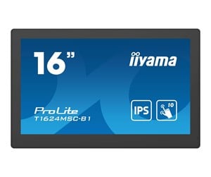 Skjerm - 15" iiyama ProLite T1624MSC-B1 - LED monitor - Full HD (1080p) - 15.6" - T1624MSC-B1