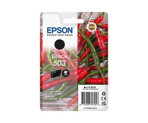 Printertilbehør blekk/toner - Epson 503 - black - original - ink cartridge - Blekkpatron Svart - C13T09Q14020