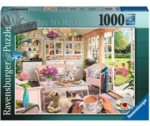 Puslespill - Ravensburger My Haven No.9 - The Tea House 1000pcs - 10216956