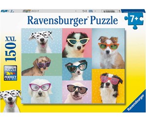 Puslespill - Ravensburger Funny Dogs 150pcs - 10113288