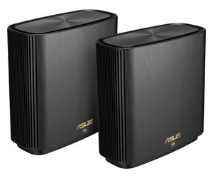 Ruter - ASUS ZenWiFi AX XT9 Black (2-Pack) - Mesh router Wi-Fi 6 - 90IG0740-MO3B30