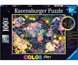 Puslespill - Ravensburger Fairy Garden XXL 100pcs - 10113293