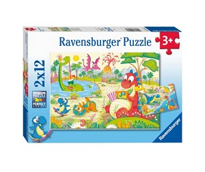 Puslespill - Ravensburger My Dino Friends 2x12pcs - 10105246