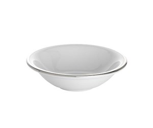 Servering & Servise - Pillivuyt  Bistro Bowl Dia 17 cm 40 cl White/Silver - 17718