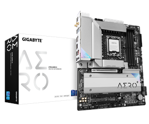 Hovedkort - GIGABYTE Z790 AERO G Hovedkort - Intel Z790 - Intel LGA1700 socket - DDR5 RAM - ATX - Z790 AERO G