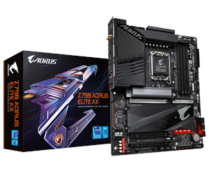 Hovedkort - GIGABYTE Z790 AORUS ELITE AX Hovedkort - Intel Z790 - Intel LGA1700 socket - DDR5 RAM - ATX - Z790 AORUS ELITE AX