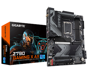 Hovedkort - GIGABYTE Z790 GAMING X AX Hovedkort - Intel Z790 - Intel LGA1700 socket - DDR5 RAM - ATX - Z790 GAMING X AX