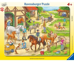 Puslespill - Ravensburger A Day At The Ranch 40p - 06164