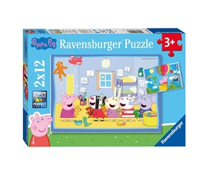 Puslespill - Ravensburger The Adventures of Peppa Pig Jigsaw Puzzle 12pcs. - 55746