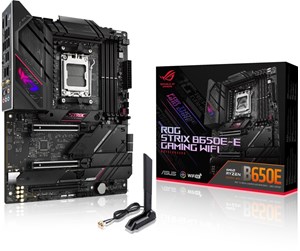 Hovedkort - ASUS ROG STRIX B650E-E GAMING WIFI Hovedkort - AMD B650 - AMD AM5 socket - DDR5 RAM - ATX - 90MB1BB0-M0EAY0