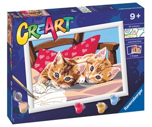 Kreative leker - CreArt Two Cuddly Cats - 11220194