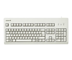 Tastatur - Cherry G80-3000 - keyboard - US - light grey - Tastatur - Amerikansk Engelsk - Grå - G80-3000LXCEU-0