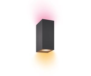 Smarthus - WiZ Up&Down wall lamp - Svart - 929003210201