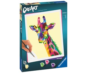 Kreative leker - CreArt Paint by Numbers - Funky Giraffe - 11220202