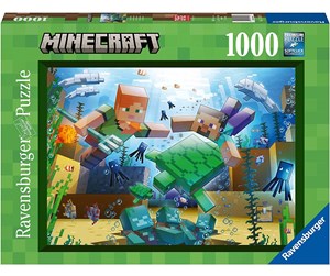 Puslespill - Ravensburger Minecraft Mosaic 1000pcs - 4005556171873