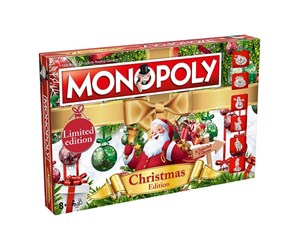 Brettspill & Puslespill - Winning Moves Christmas Monopoly (English) - 5036905024358