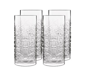 Servering & Servise - Luigi Bormioli Ølglas/longdrinkglas Mixology textures 48 cl 4 stk - 17366