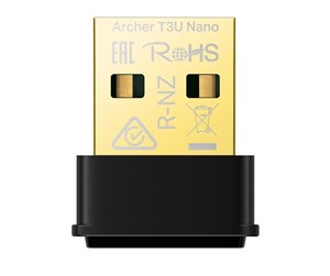 Nettverksadapter - TP-Link Archer T3U Nano AC1300 Nano Wireless MU-MIMO USB Adapter - Archer T3U Nano