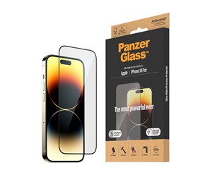 Mobil - Beskyttelsesglass - PanzerGlass Screen Protector Apple iPhone 14 Pro | Ultra-Wide Fit w. EasyAligner - PANZER2784