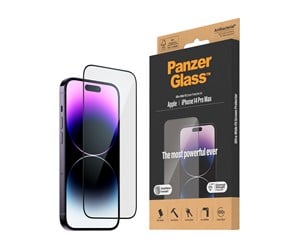 Mobil - Beskyttelsesglass - PanzerGlass Screen Protector Apple iPhone 14 Pro Max | Ultra-Wide Fit w. EasyAligner - PANZER2786