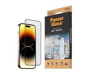 Mobil - Beskyttelsesglass - PanzerGlass Anti-Reflective Screen Protector Apple iPhone 14 Pro | Ultra-Wide Fit w. EasyAligner - PANZER2788