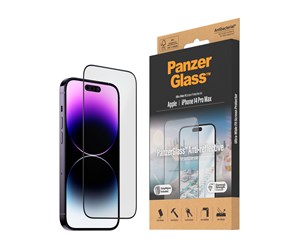 Mobil - Beskyttelsesglass - PanzerGlass Anti-Reflective Screen Protector Apple iPhone 14 Pro Max | Ultra-Wide Fit w. EasyAligner - PANZER2790