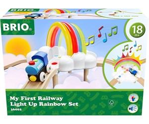 BRIO - Brio My First Railway Light Up Rainbow Set - R_63600200