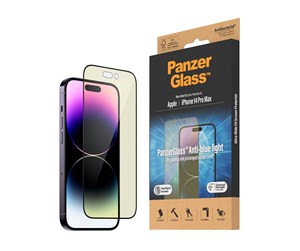 Mobil - Beskyttelsesglass - PanzerGlass Anti-blue light Screen Protector Apple iPhone 14 Pro Max | Ultra-Wide Fit w. EasyAligner - PANZER2794