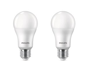 LED-lyspære - Philips LED-lyspære Standard 13W/827 (100W) Frosted 2-pack E27 - 929002306872