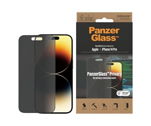 Mobil - Beskyttelsesglass - PanzerGlass Privacy Screen Protector Apple iPhone 14 Pro | Ultra-Wide Fit - PANZERP2772