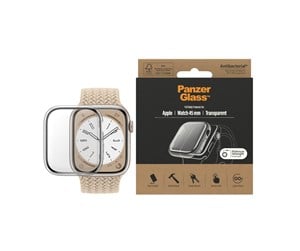 Smartklokke - Tilbehør - PanzerGlass Screen Protection Full Body Apple Watch Series 9 | 8 | 7 | 45mm | Transparent - PANZER3659