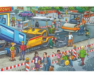 Puslespill - Ravensburger Road Construction Site 2x12p - 56354