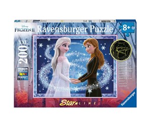 Puslespill - Ravensburger Frozen 2 Sisters Forever XXL 200pcs - 12952 2