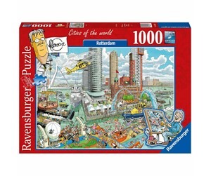 Puslespill - Ravensburger Fleroux Rotterdam 1000pcs - 165605