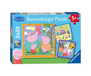 Puslespill - Ravensburger Peppa Pig 3x49pcs - 55791